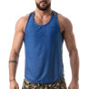 LEADER Débardeur CAMO RACER Bleu